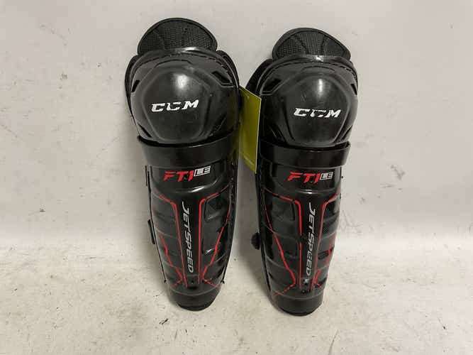 Used Ccm Jetspeed Ft1 Le 10" Hockey Shin Guards