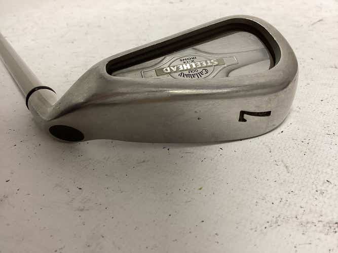 Used Callaway Steelhead X-14 7 Iron Ladies Flex Graphite Shaft Individual Iron