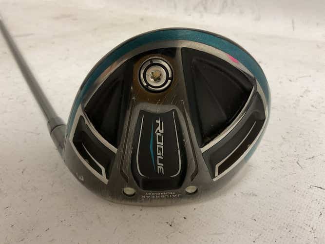 Used Callaway Rogue 3 Wood Regular Flex Graphite Shaft Fairway Wood