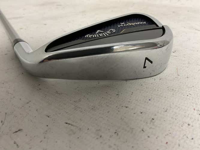 Used Callaway Paradym X 7 Iron Ladies Flex Graphite Shaft Individual Irons