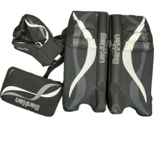 Used Benken Street Hockey Goalie Set 24 M L