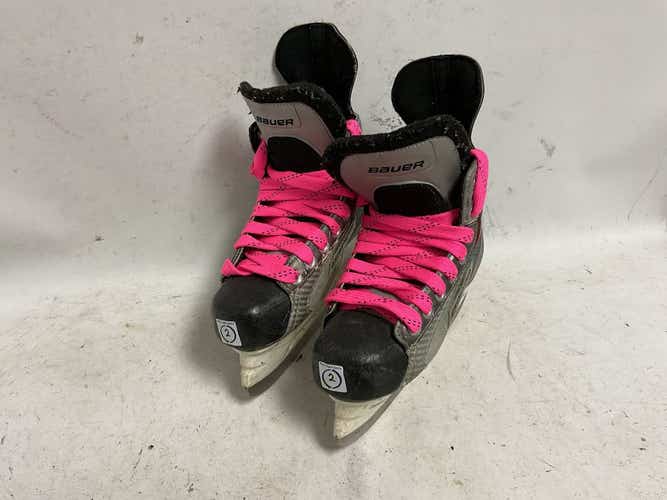 Used Bauer Vapor X30 Junior 02 Ee - Ew Extra Wide Ice Hockey Skates