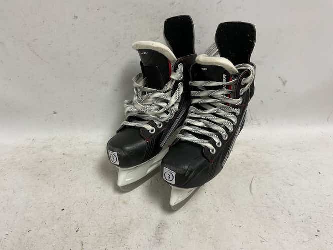 Used Bauer Vapor X 400 Junior 03 D - R Regular Ice Hockey Skates