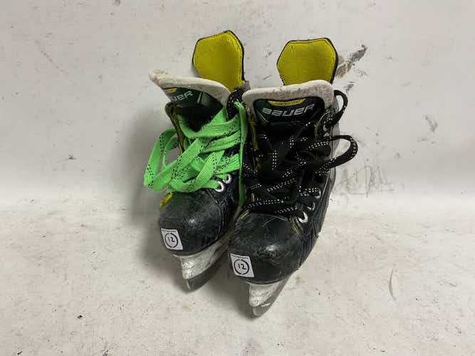 Used Bauer Vapor 3s Youth 12.0 D - R Regular Ice Hockey Skates