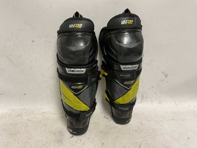 Used Bauer Supreme Ultra Sonic 10" Hockey Shin Guards