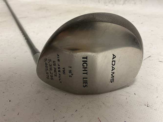 Used Adams Tight Lies 16 Deg 3 Wood Graphite Fairway Wood