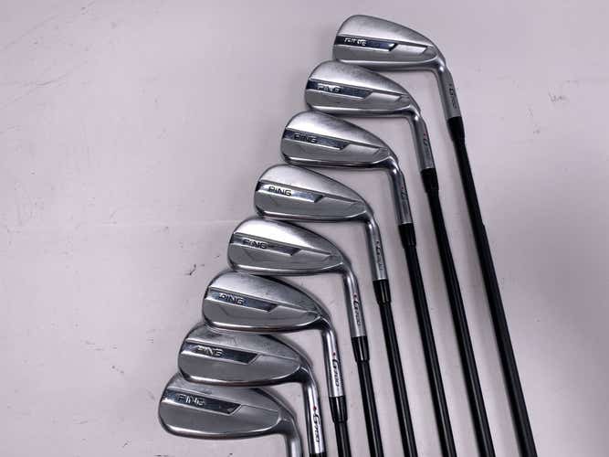 Ping G700 Iron Set 4-PW+UW Red Dot 1* Flat Alta CB AWT Regular Graphite Mens RH