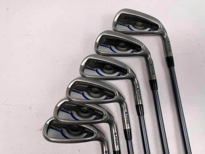 Ping Gmax Iron Set 7-PW+GW+SW Blue Dot 1* Up CFS 70g Regular Graphite Mens RH