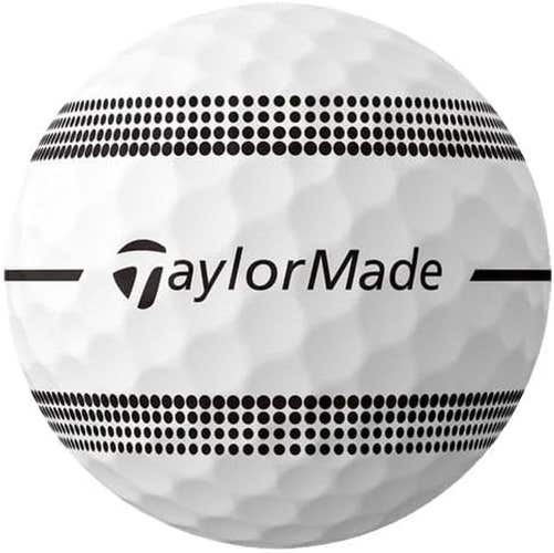 Taylor Made TP5 Stripe Golf Balls (White/Black, 3pk) 1 Sleeve 2024 NEW