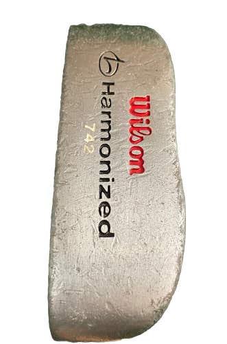 Wilson Harmonized 742 L Insert Putter LH Steel 34.5" With New Grip Left-Handed