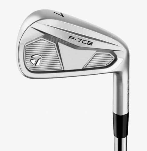 NEW TayorMade P-7CB Forged 2024 3-PW Iron Set Dynamic Gold 115 S300 Steel Stiff