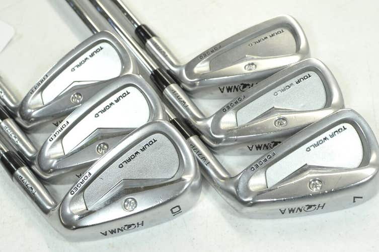 Honma TW717P 5-10 Iron Set Right Regular Flex Elevate 95 Steel # 179892