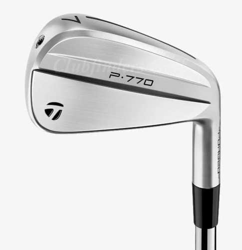 NEW TayorMade P-770 Forged 2024 3-PW Iron Set Dynamic Gold MID S300 Steel Stiff