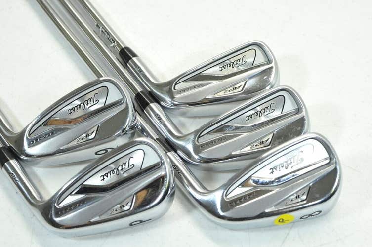 Titleist 718 AP2 6-PW Iron Set Right Regular Flex AMT Red R300 Steel # 177533