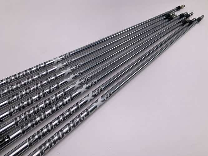 Project X IO 6.0 110g Stiff Steel Iron Set 8 Shafts 34.25''-37.50''- Pull 0.355