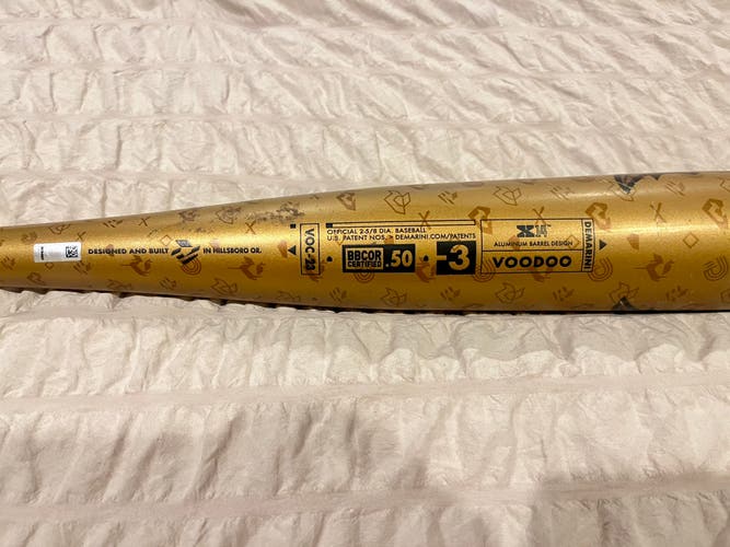 (-3) Demarini Voodoo One Gold