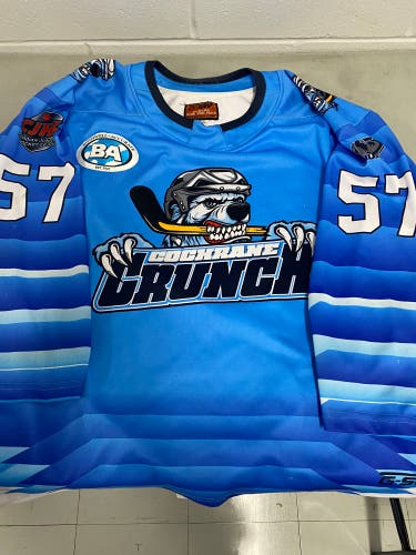 Cochrane Crunch NOJHL JrA jersey
