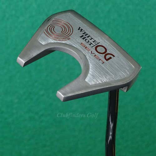 Odyssey 2023 White Hot OG SEVEN Double-Bend 35" Mallet Putter w/ Headcover