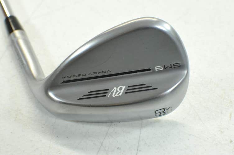 Titleist Vokey SM9 Tour Chrome 60*-10S Wedge Right Stiff KBS Tour Steel # 179941