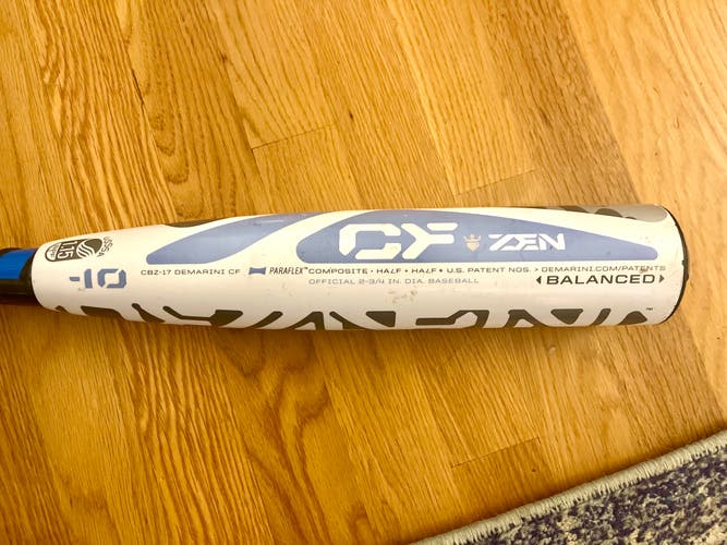 2017 DeMarini CF Zen CBZ-17 ( Not Retooled) 30” 20oz