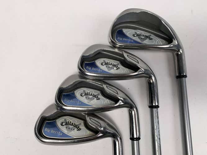 Callaway 2006 Big Bertha Iron Set 7-PW 55g Ladies Graphite Womens RH