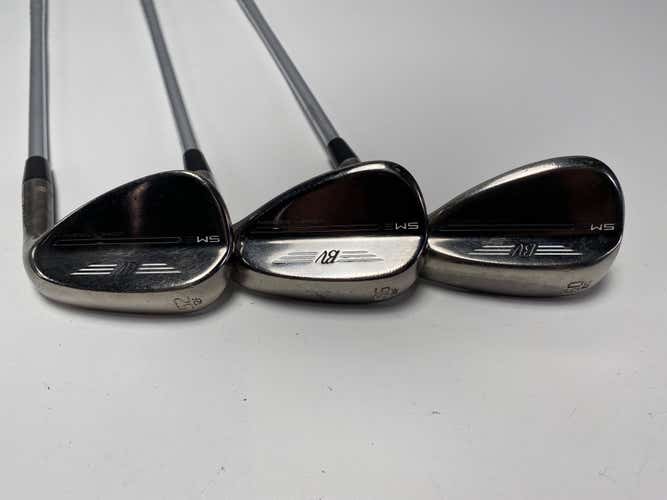 Titleist Vokey SM9 Brushed Steel Wedge Set 52* 12 | 56* 14 | 60* 10 Stiff RH