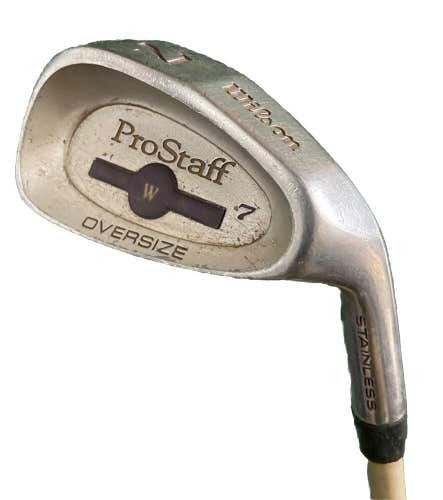 Wilson ProStaff W Oversize 7 Iron RH -1" Petite Ladies Graphite 35.5" New Grip