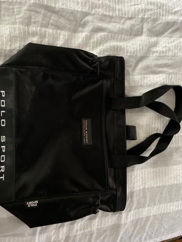 Black New Adult Unisex Polo Tote by RLPolo