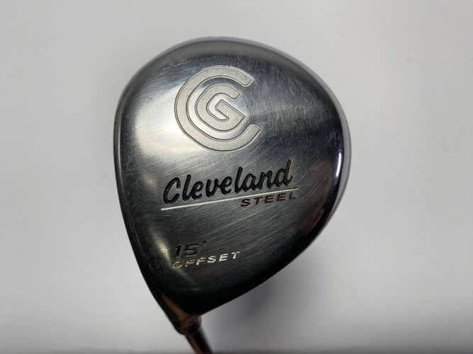 Cleveland Launcher Steel Offset 3 Fairway Wood 15* 55g Regular Graphite Mens LH