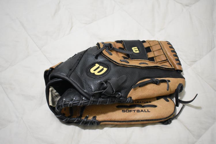 Wilson A360 RHT Baseball Glove (A0360ES13), Black/Brown, 13 Inches