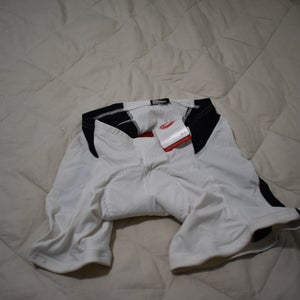 NEW - Castello YPRO3 Donna Compression Cycling Shorts, White/Black, WL
