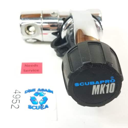 Scubapro MK10 Yoke 1st First Stage Scuba Dive Regulator MK 10              #4952