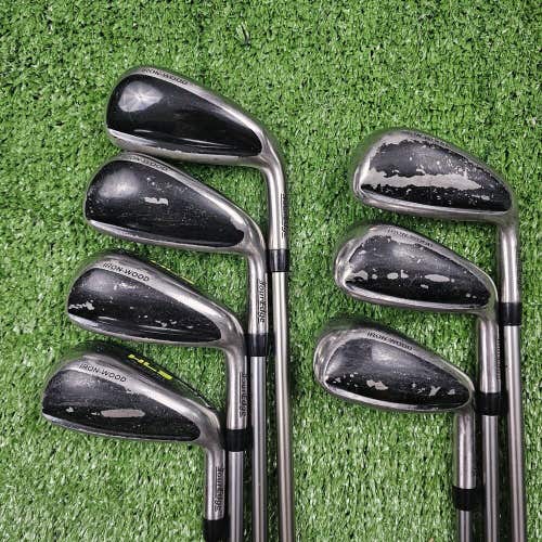 Tour Edge Hot Launch 3 HL3 Iron-Wood Set 4-PW A Flex UST Mamiya Shaft Senior RH