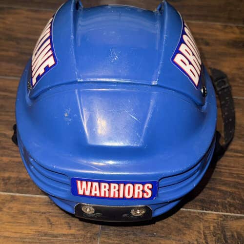 Vintage Royal Blue Bauer HH4000M Used Pre Owned Hockey Helmet 2009 - Sold As Is