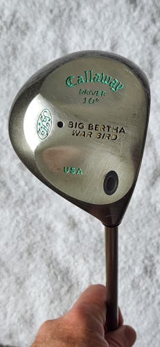 Ladie's Callaway Big Bertha Warbird 10° Driver RH; Graphite Shaft