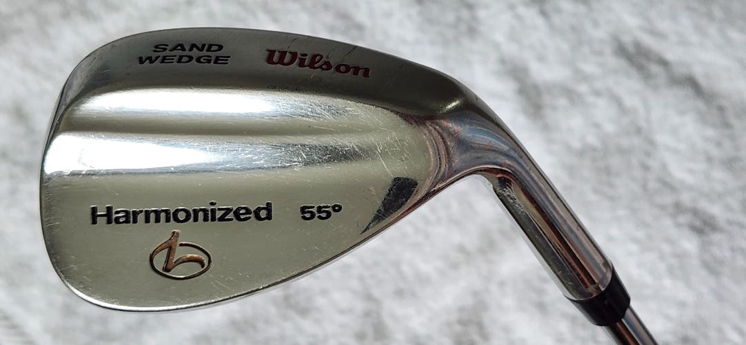 Wilson Harmonized 55° Sand Wedge RH; Steel Shaft