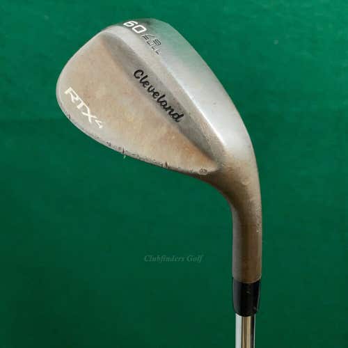 Cleveland RTX-4 Raw 60-9 60 Lob Wedge Dynamic Gold Steel Wedge Flex