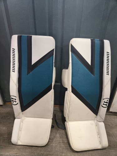 Used 26" Warrior Ritual G6 E+ Goalie Leg Pads