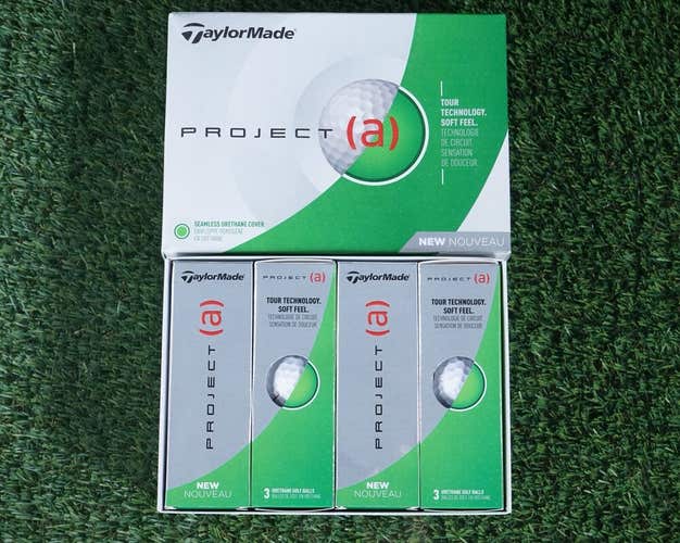 1 DOZEN, 12 NEW TAYLORMADE PROJECT A GOLF BALLS, NIB, NOS!