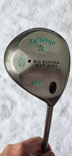 Ladies Callaway Big Bertha Warbird 3 Wood RH; Graphite Shaft