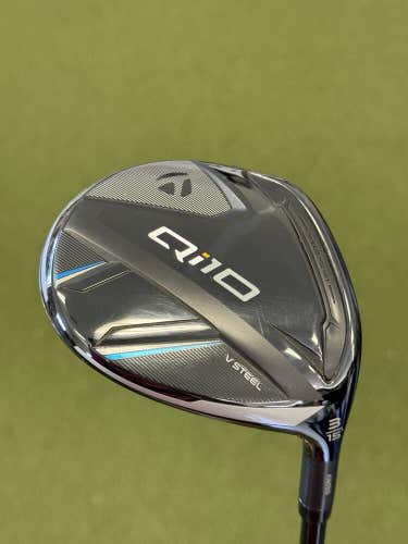 TaylorMade Qi10 V-Steel Fairway 15° 3 Wood Fujikura Ventus TR 6-S Graphite Stiff