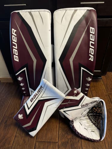 Like New Bauer Pro Custom Goalie Set – Elvis Merzlikins Graphic (Digiprint)