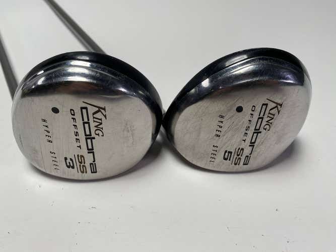 Cobra SS Hyper Steel Offset 3 & 5 Fairway Wood Set Aldila HM Tour Regular RH