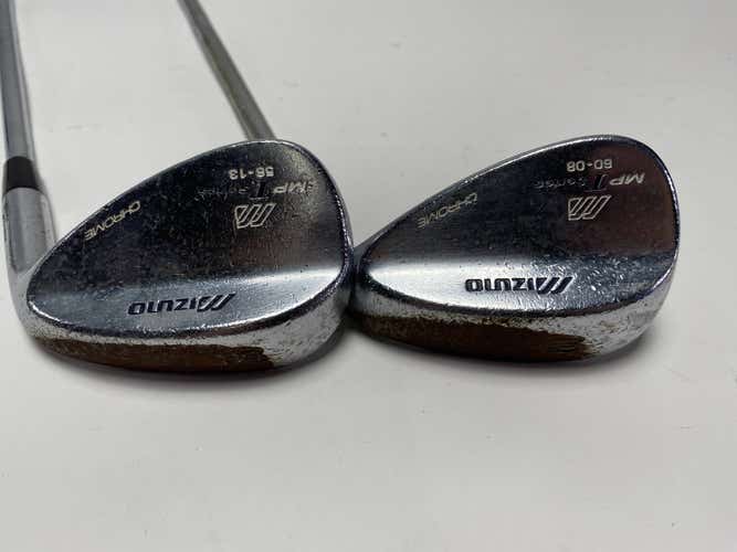 Mizuno MP T Chrome Wedge Set 56* 13 | 60* 8 True Temper Dynamic Gold Wedge RH