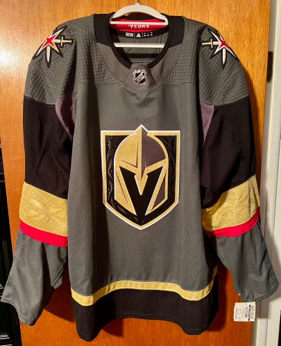 Vegas Golden Knights Gray MiC Team Issued Adidas Adizero Jersey Size 58+