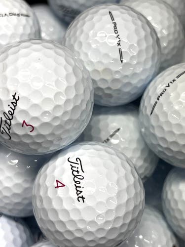 24 Titleist Pro V1x 2023 Near Mint AAAA Used Golf Balls