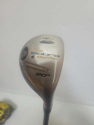 Used Cobra King Baffler 3 Hybrid Stiff Flex Graphite Shaft Hybrid Clubs