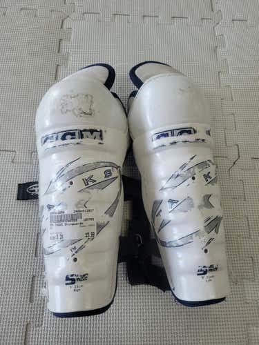 Used Ccm Tacks 9" Hockey Shin Guards