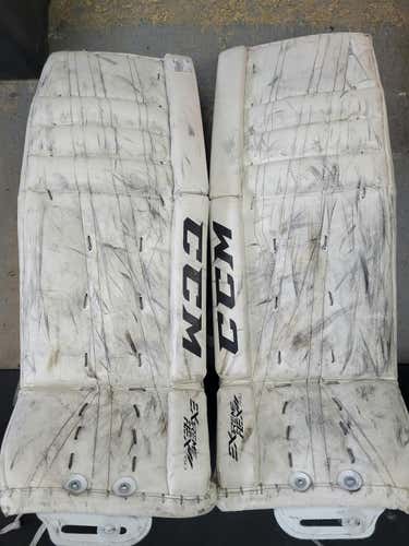 Used Ccm Extreme Flex 760 32" Plus 1" Goalie Leg Pads