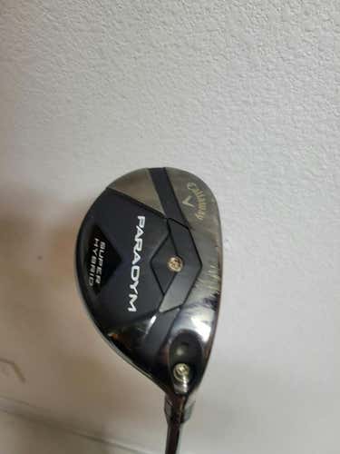 Used Callaway Paradym Super Hybrid 4 Hybrid Stiff Flex Graphite Shaft Hybrid Clubs